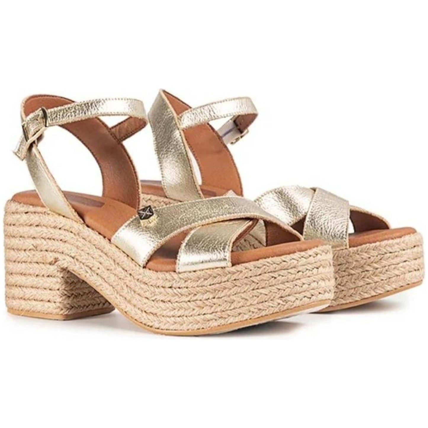 Sandalias De Plataforma Popa Clifton Laminado