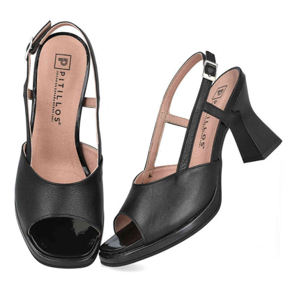 Zapatos De Tacon Pitillos Md10542