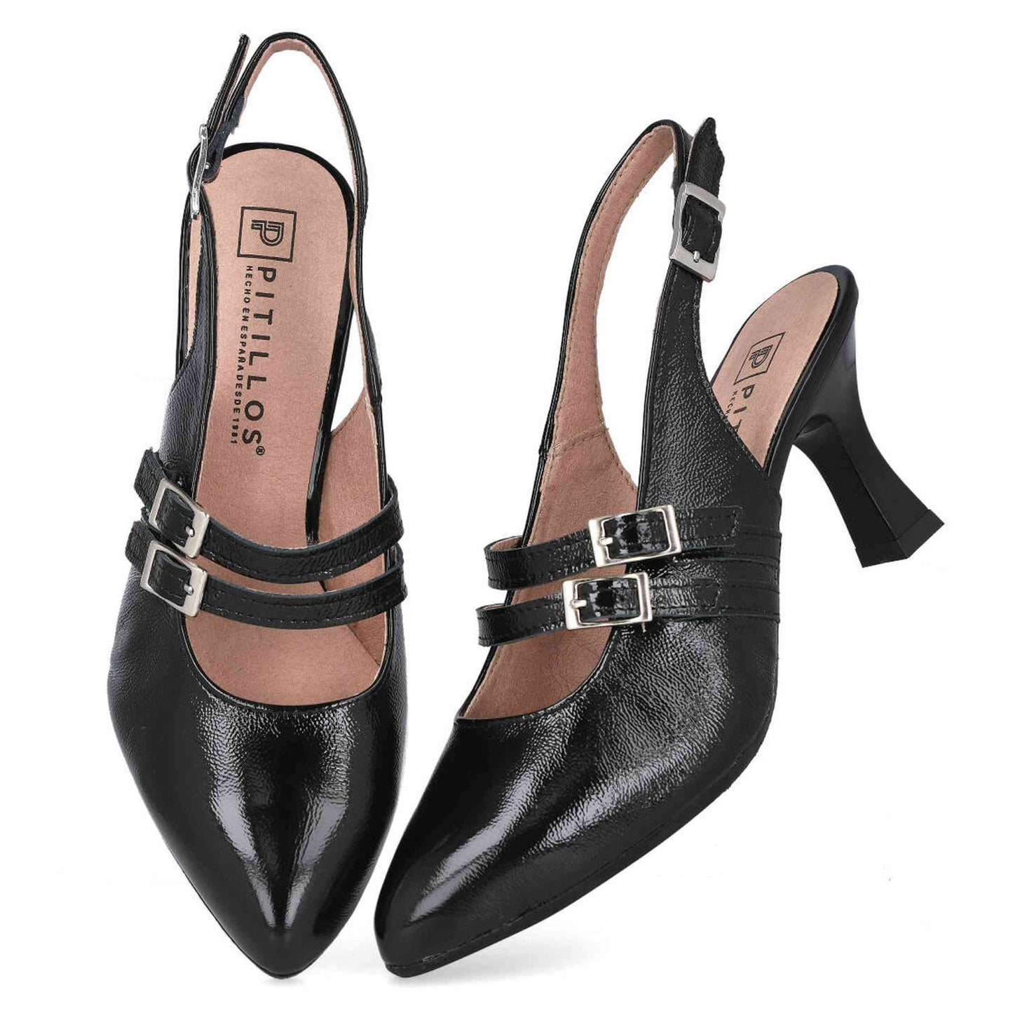 Zapatos De Tacon Pitillos Md10527