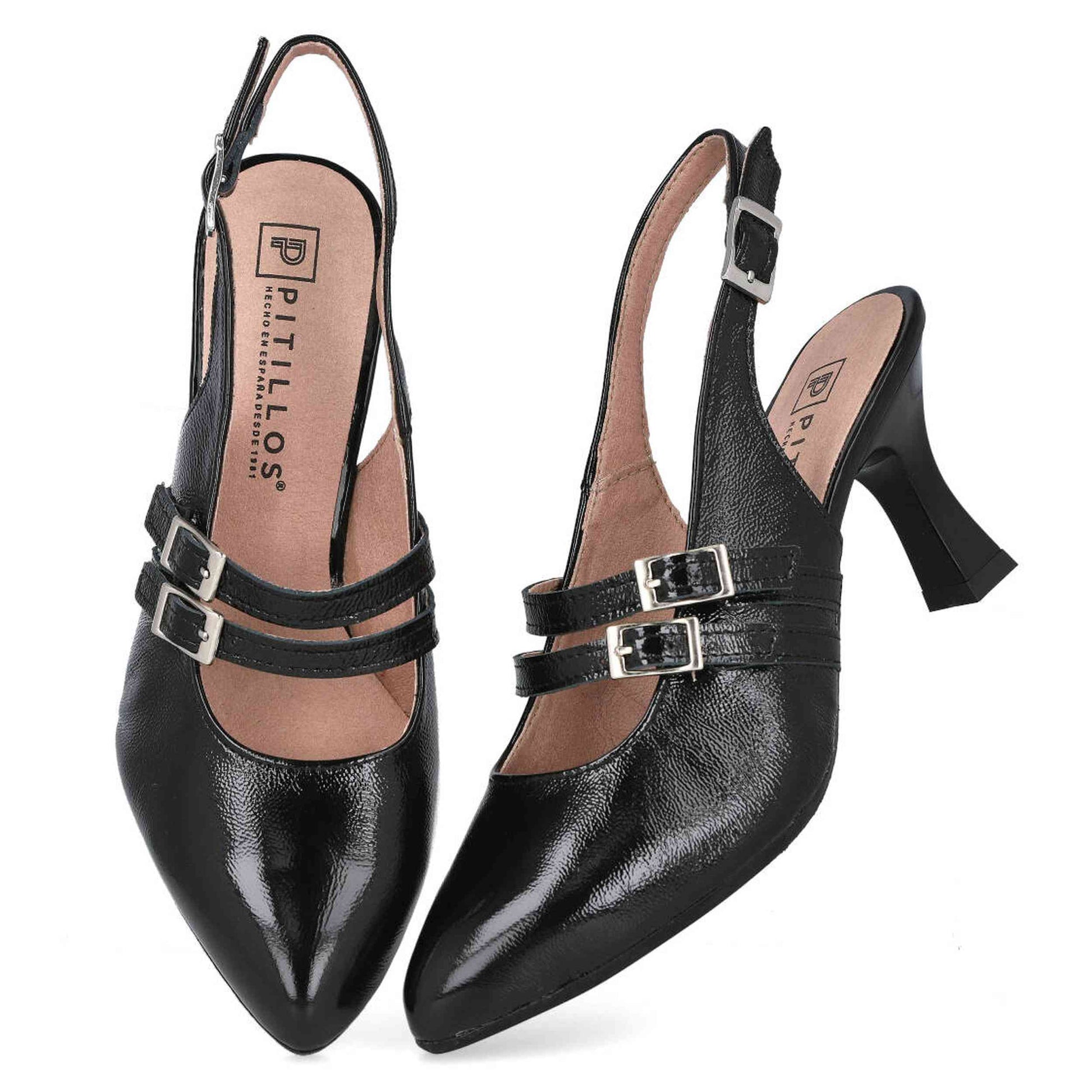 Zapatos De Tacon Pitillos Md10527