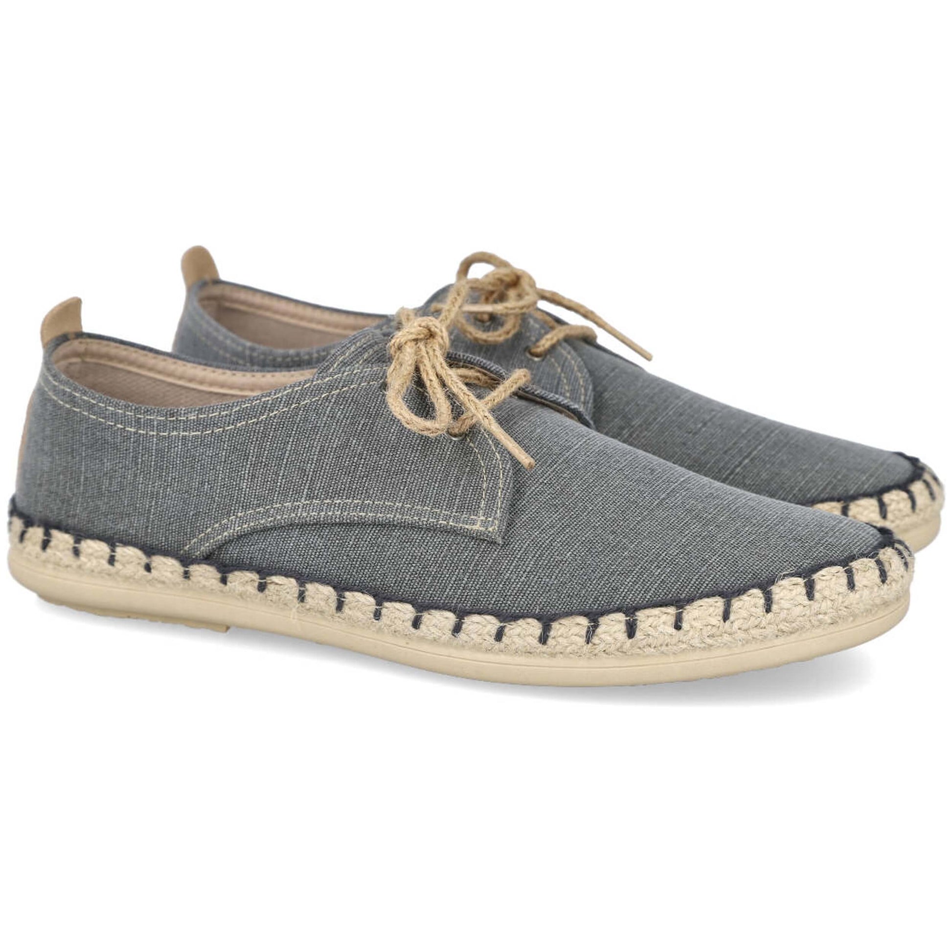 Zapatos De Lona Garzon Md13411-085