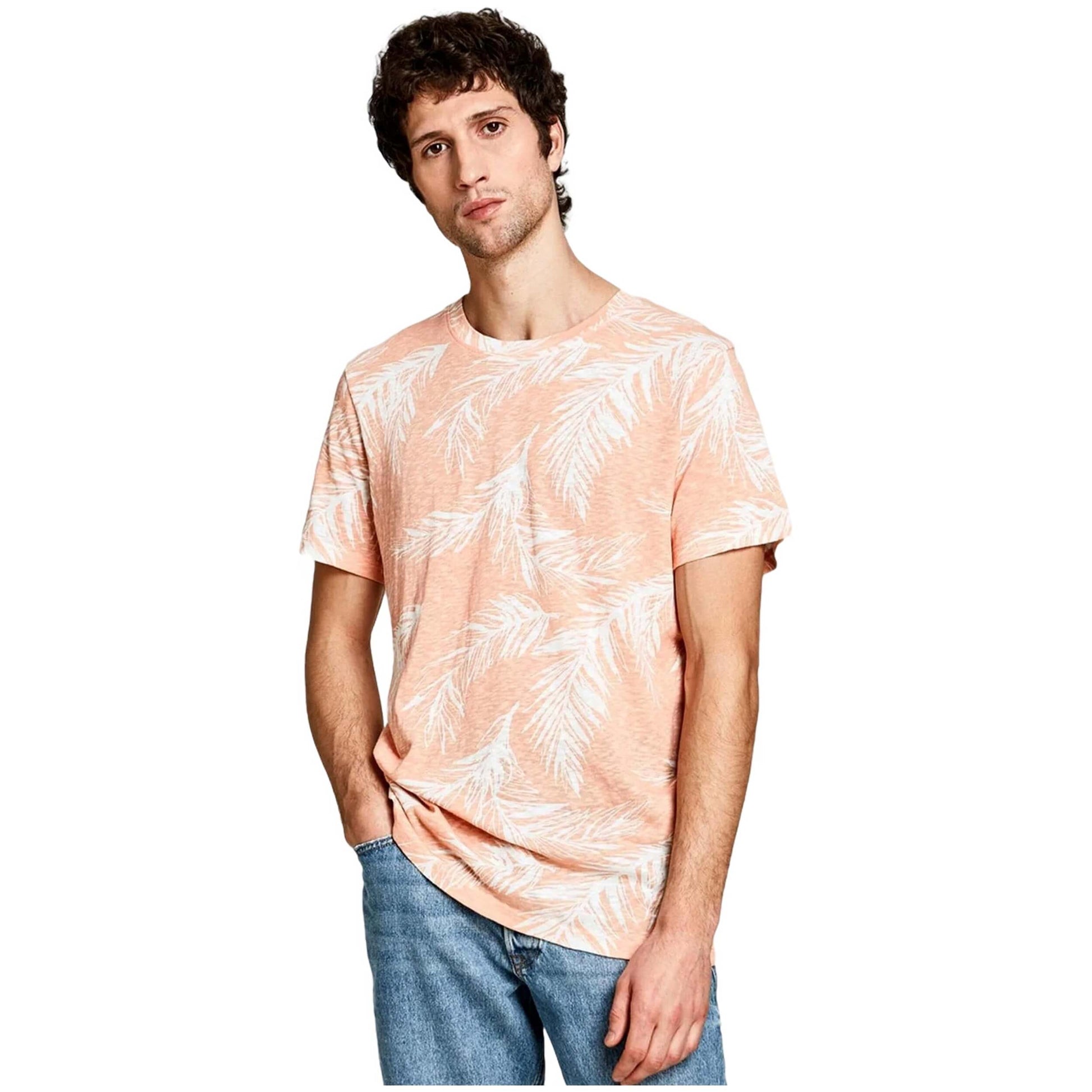 Camiseta De Manga Corta Jack&Jones 12209613-Orange