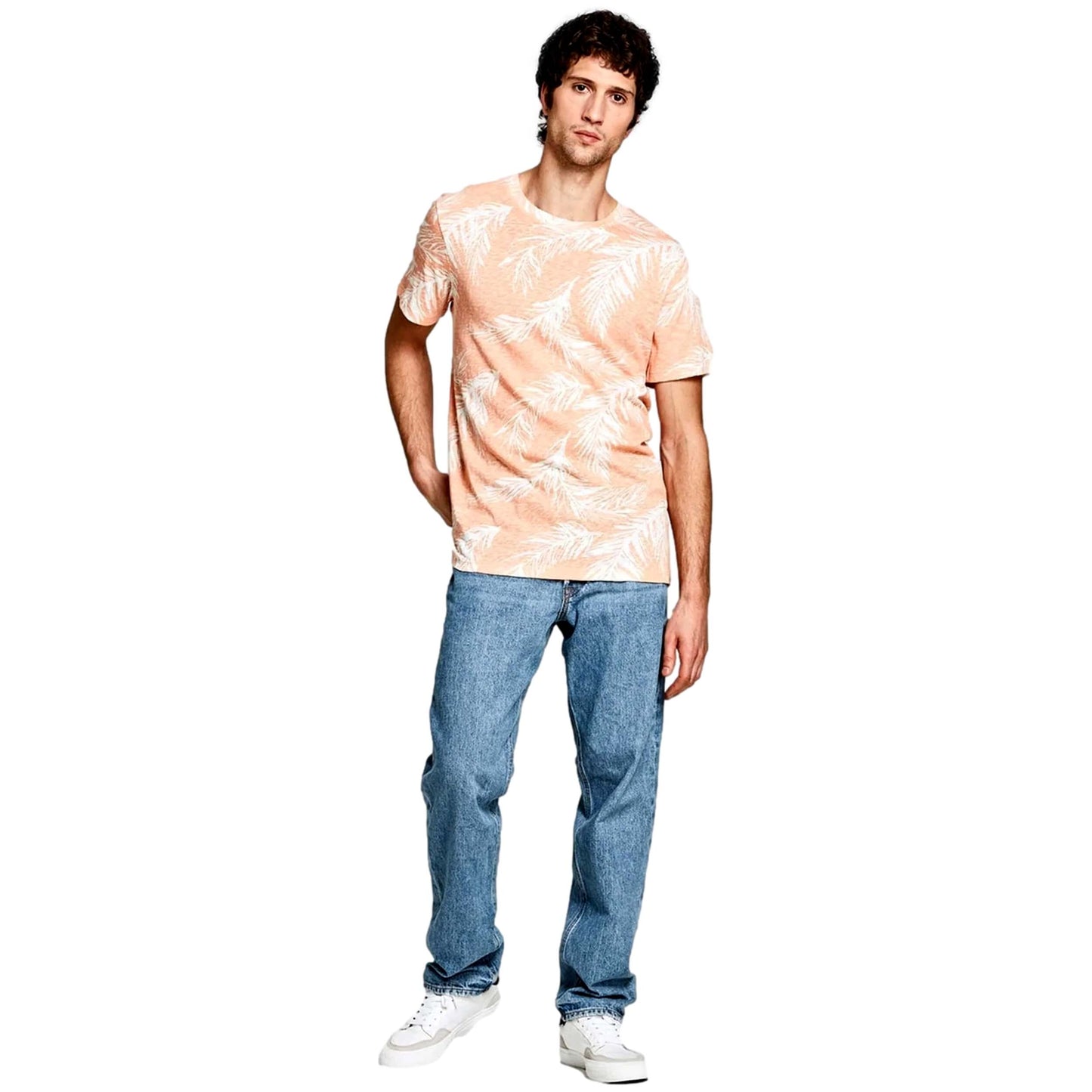 Camiseta De Manga Corta Jack&Jones 12209613-Orange