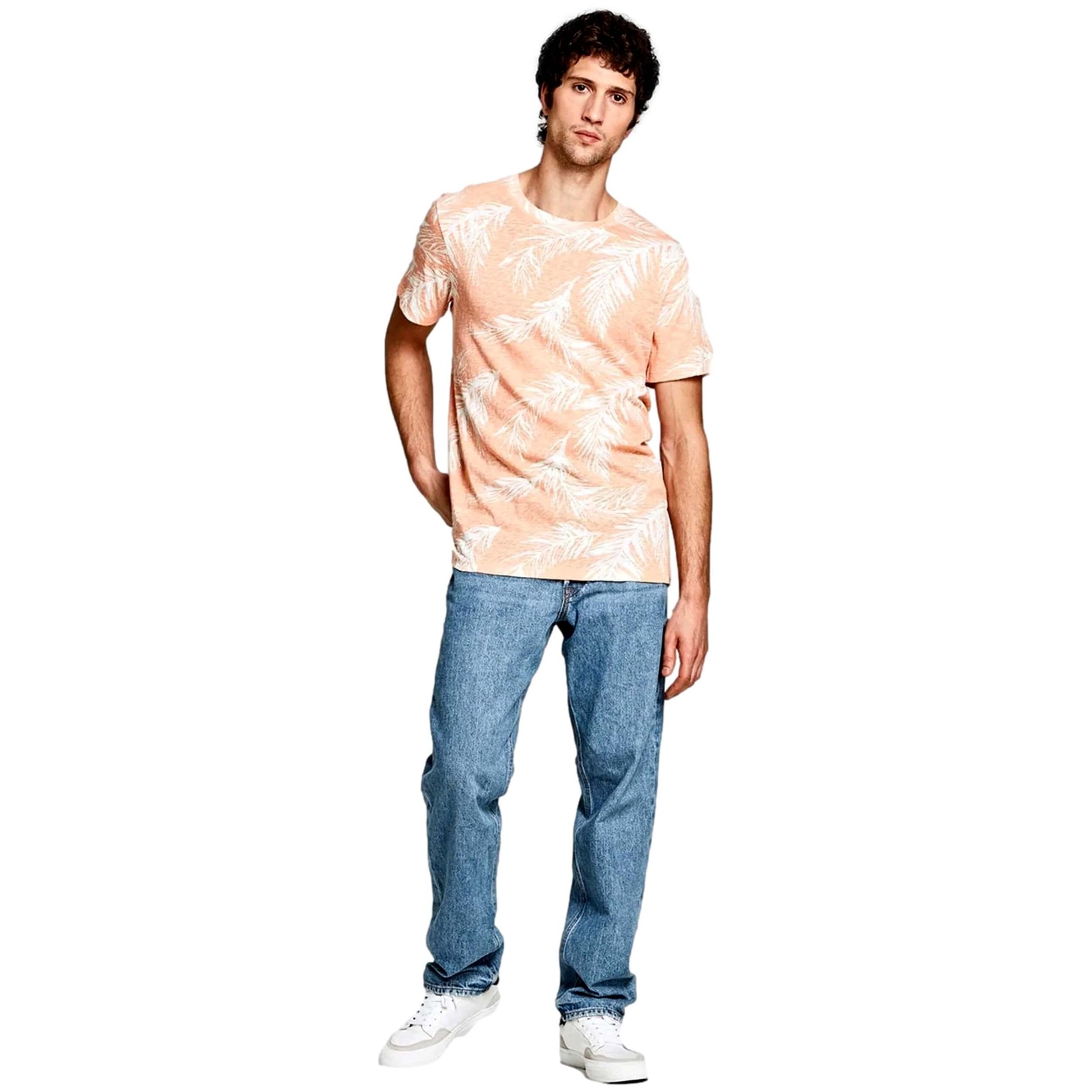 Camiseta De Manga Corta Jack&Jones 12209613-Orange