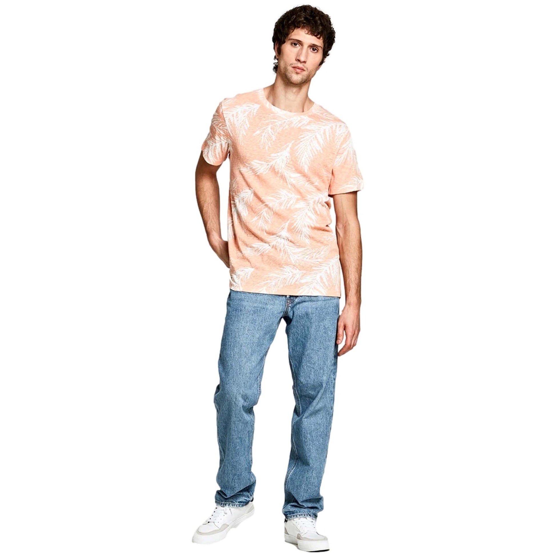 Camiseta De Manga Corta Jack&Jones 12209613-Orange