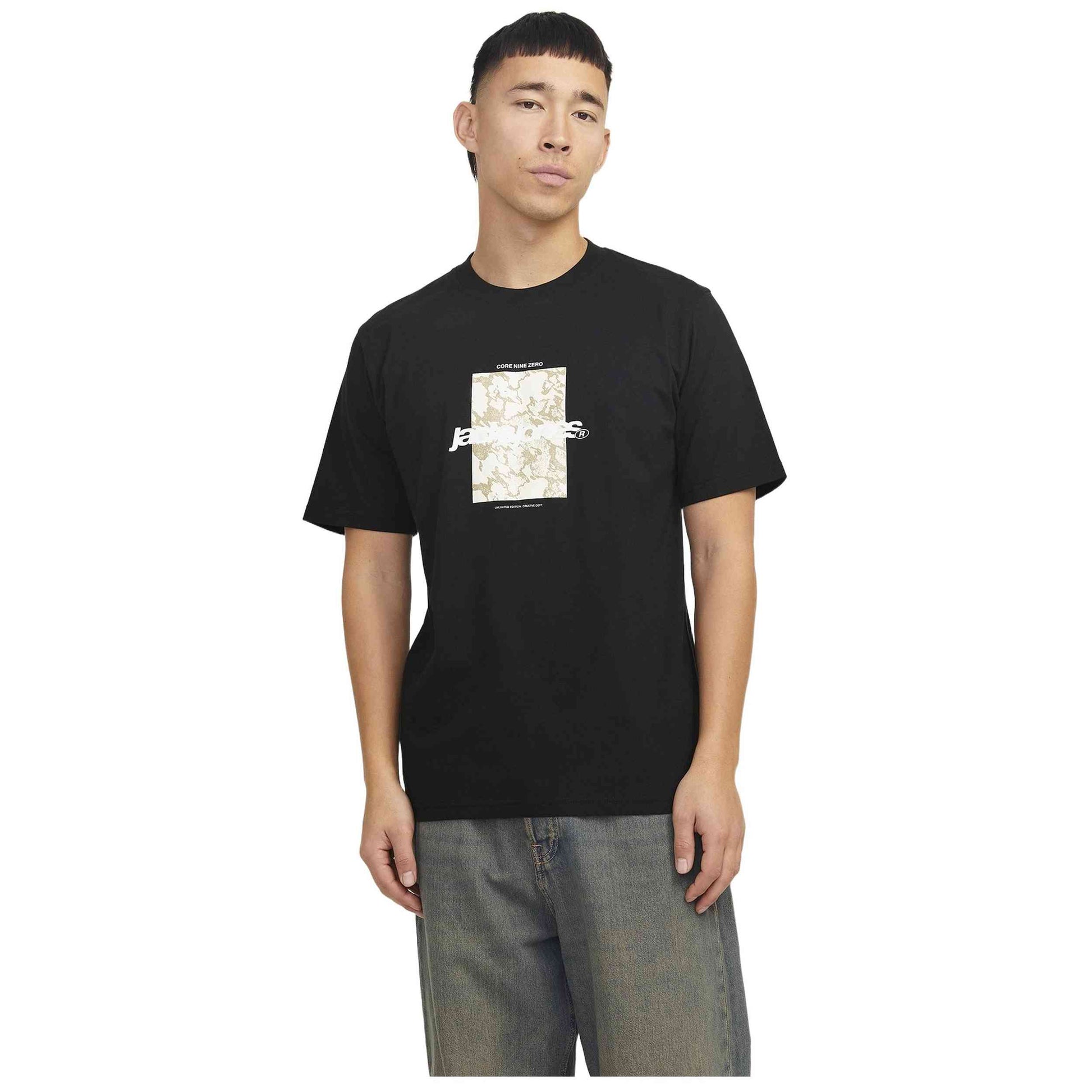 Camiseta De Manga Corta Jack&Jones 12273239-Black