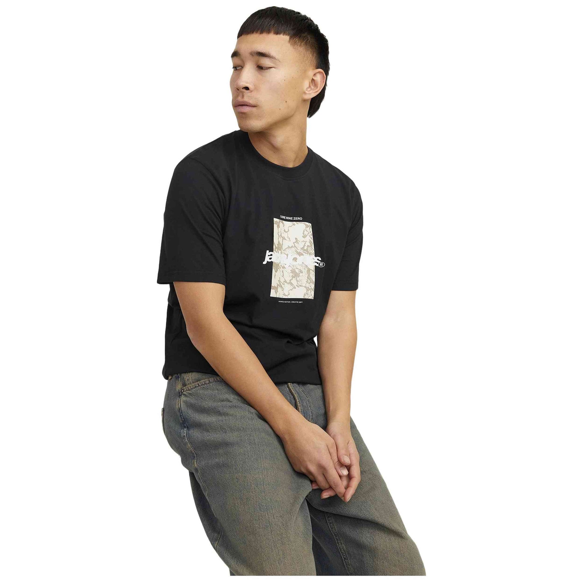 Camiseta De Manga Corta Jack&Jones 12273239-Black