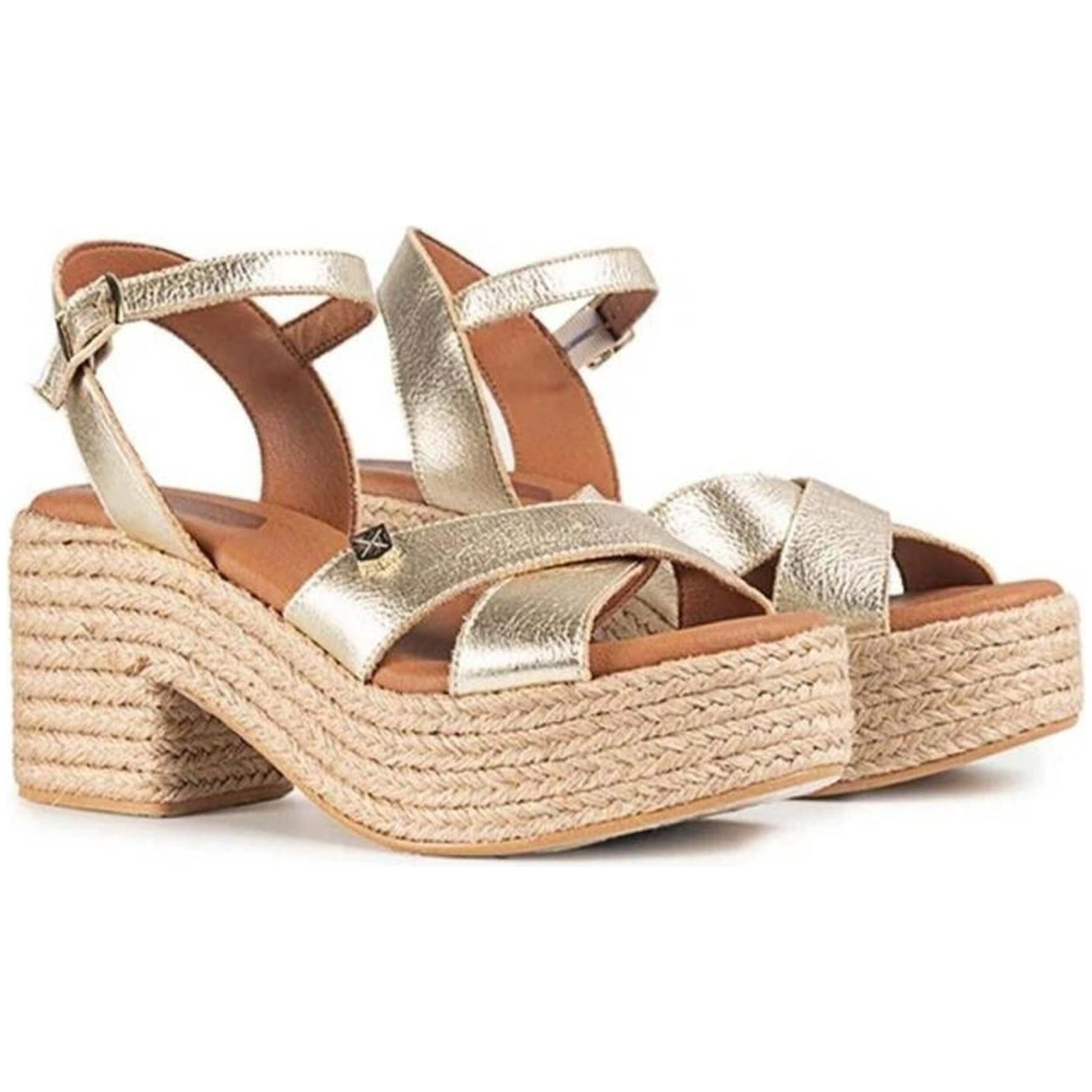 Sandalias De Plataforma Popa Clifton Laminado