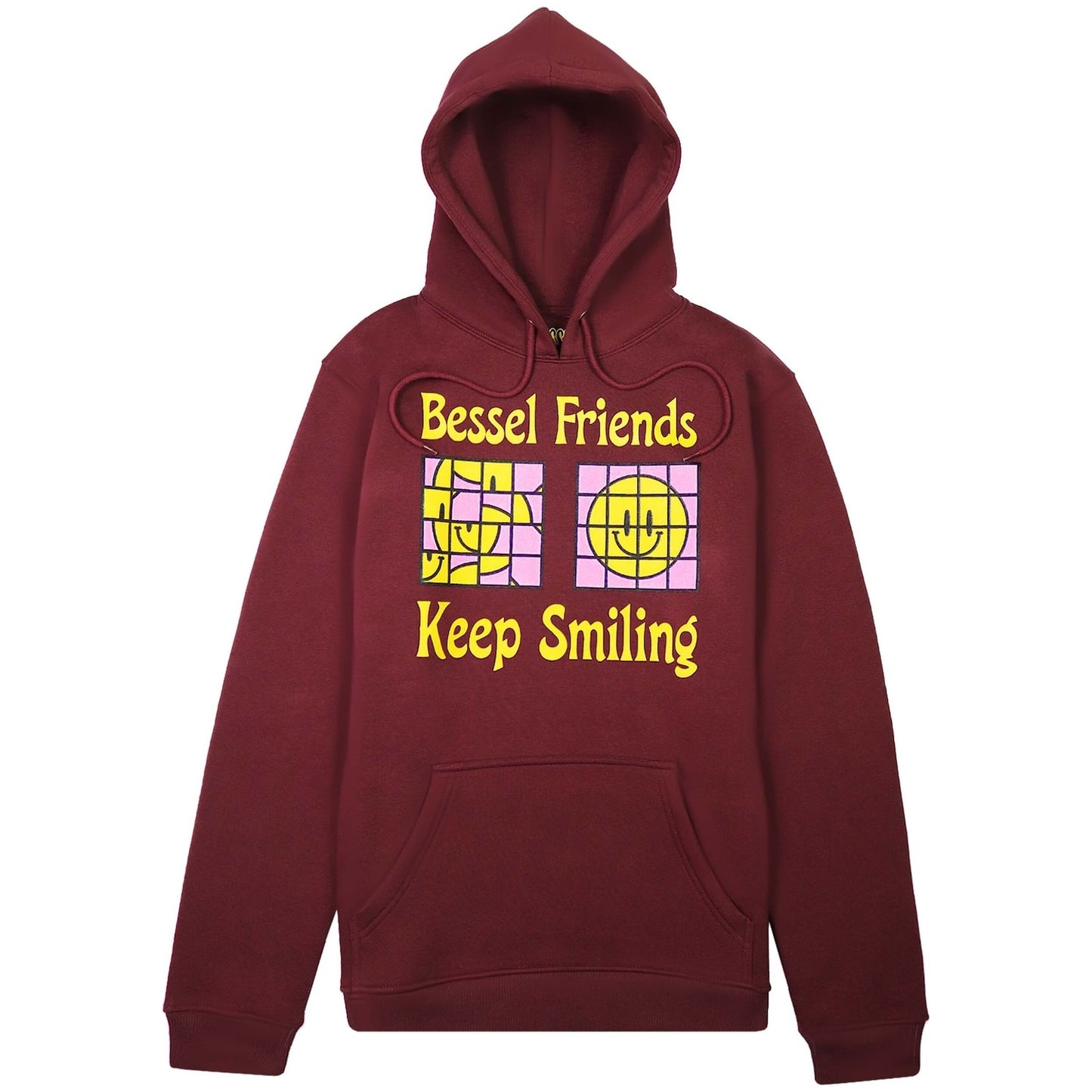 Sudadera Con Capucha Bessel Friends Burgundy
